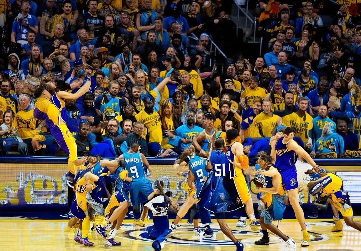 2014年NBA经典对决：湖人黄蜂巅峰战回顾